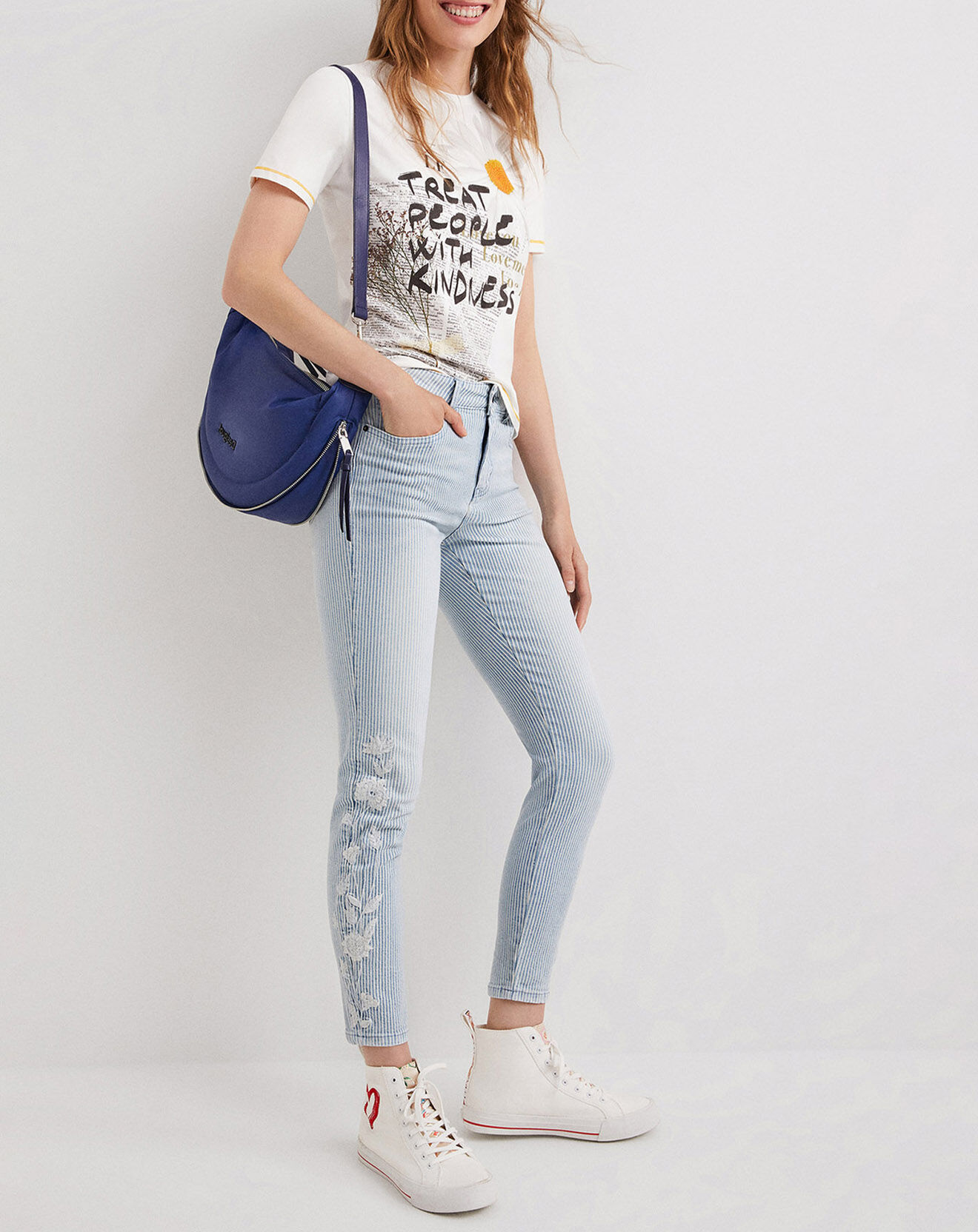 Desigual T-Shirt Aria blanc
