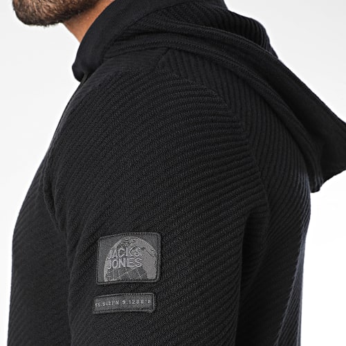 Pull Capuche Classic Twill Knit Noir