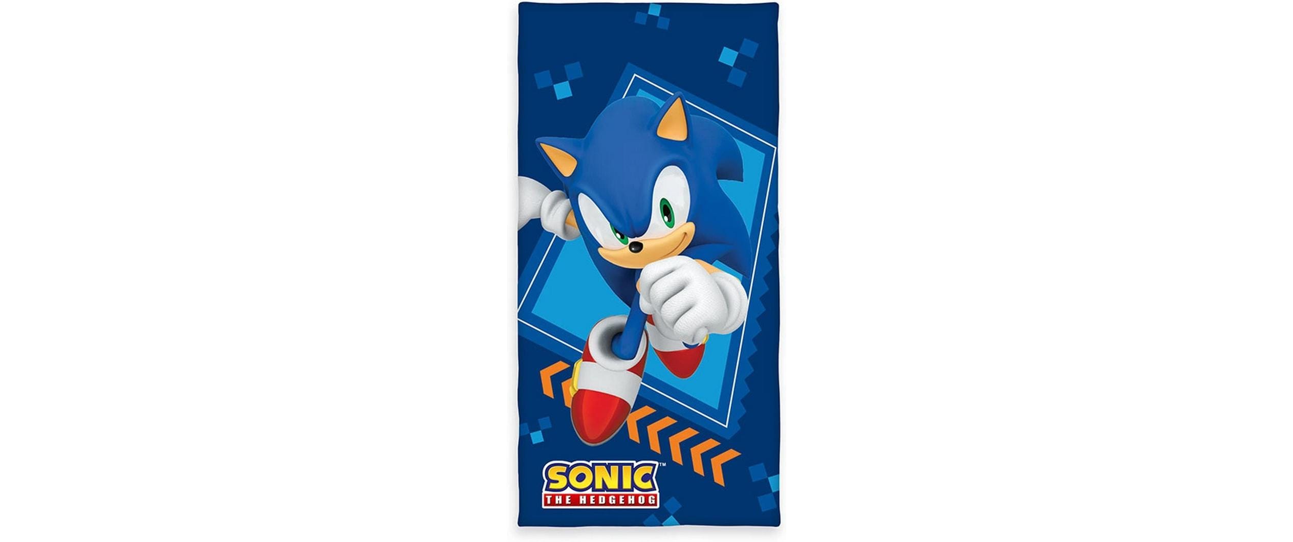 Badetuch Sonic, 75 x 150 cm, MehrfarbigKinder-Badetuch aus 100% Baumwolle