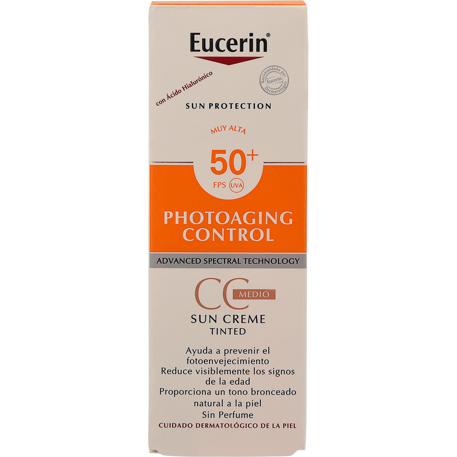 Eucerin Photoaging Control Face Sun Creme getönt LSF 50+ Medium 50 ml