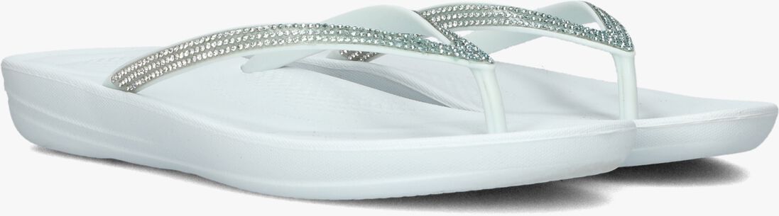 blauwe fitflop teenslippers iqushion sparkle