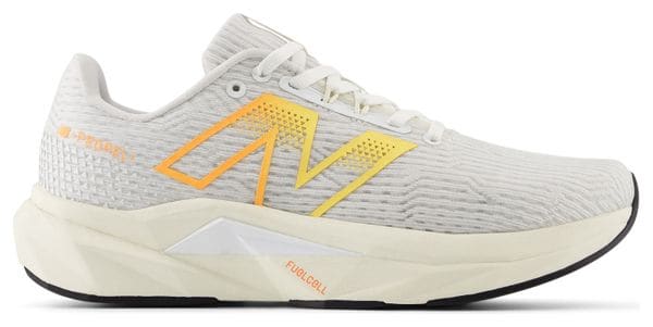 Chaussures Running New Balance FuelCell Propel v5 Blanc/Jaune Femme
