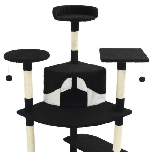 arranhador de sisal preto para gatos