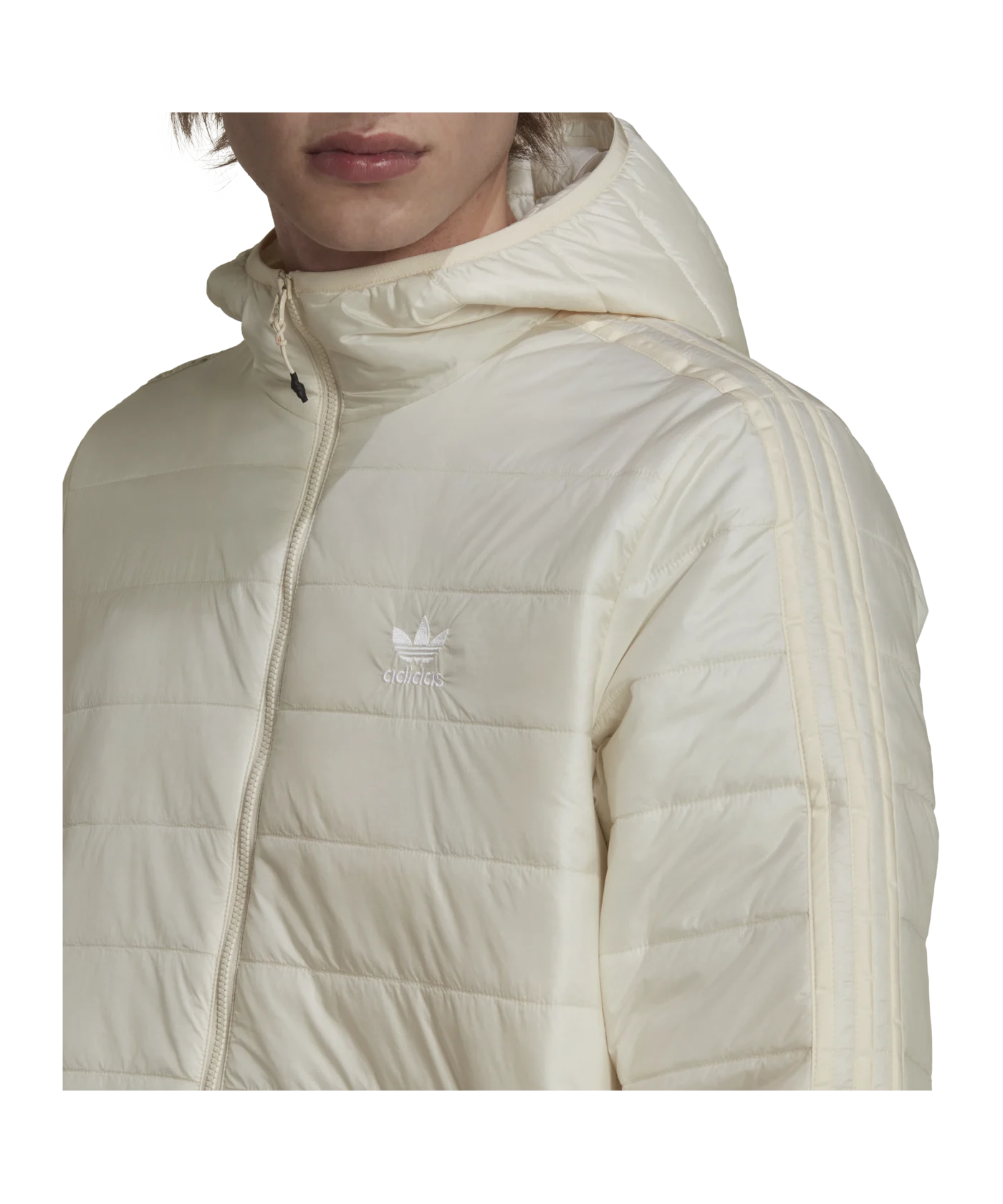 adidas Originals Puff Kapuzenjacke Weiss