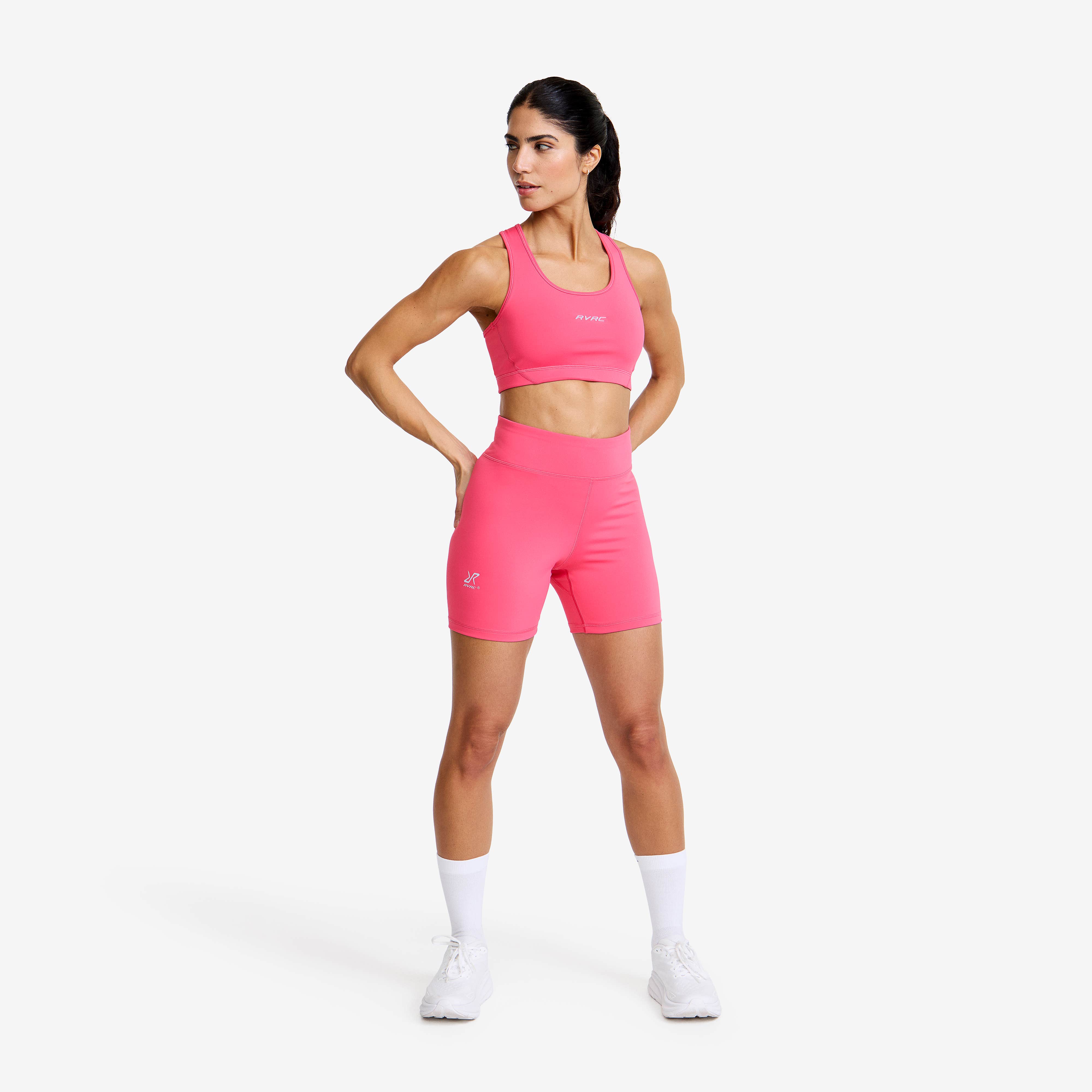 Flow High-waisted Hotpants Dame Fandango Pink