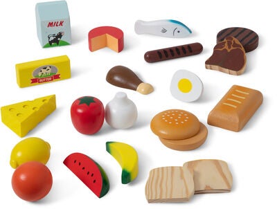 Melissa & Doug Kjøkkenleker Mat Med 4 Esker
