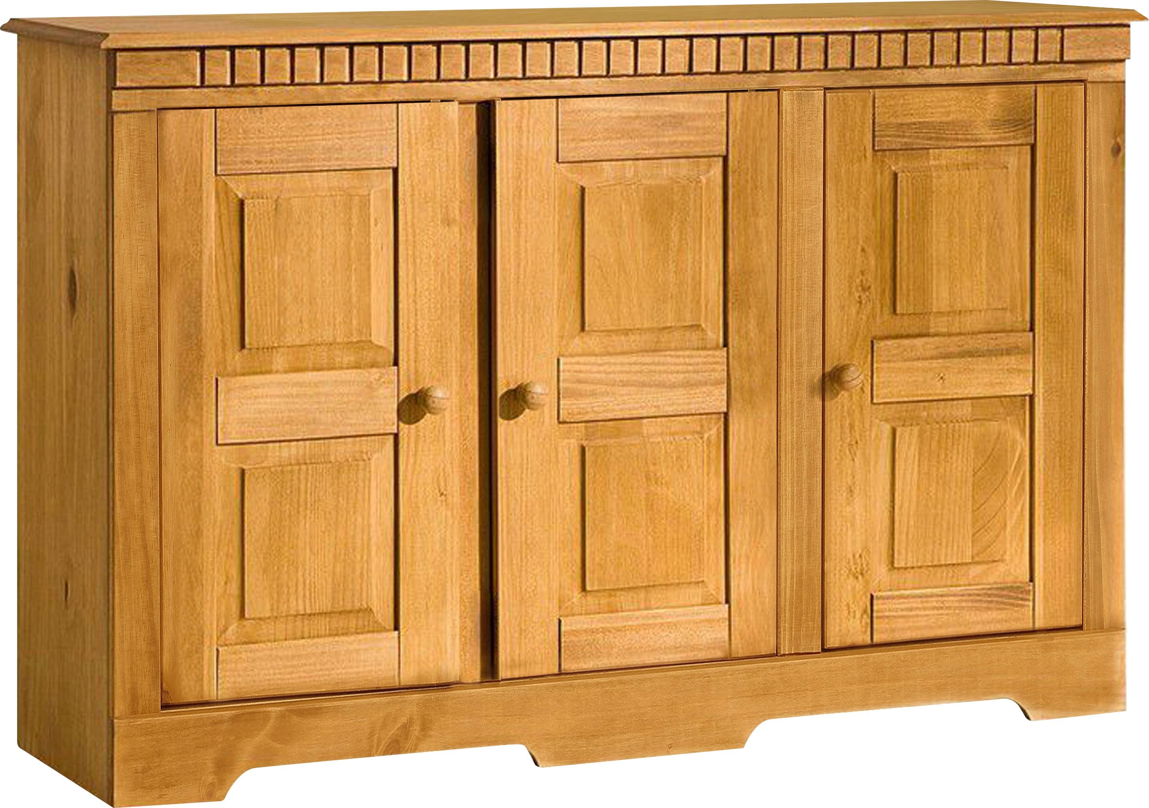 Home affaire Sideboard »Lisa« Kommode aus massivem Kiefernholz, in 2 Breiten lieferbar
