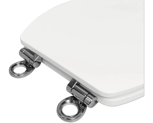 form&style toiletzitting Farallon wit met soft-close mechanisme Easy Fix