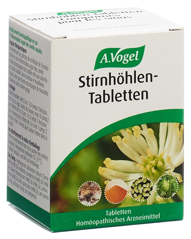 VOGEL Stirnhöhlen-Tabletten<br>120 Stück, Glas, Tablette