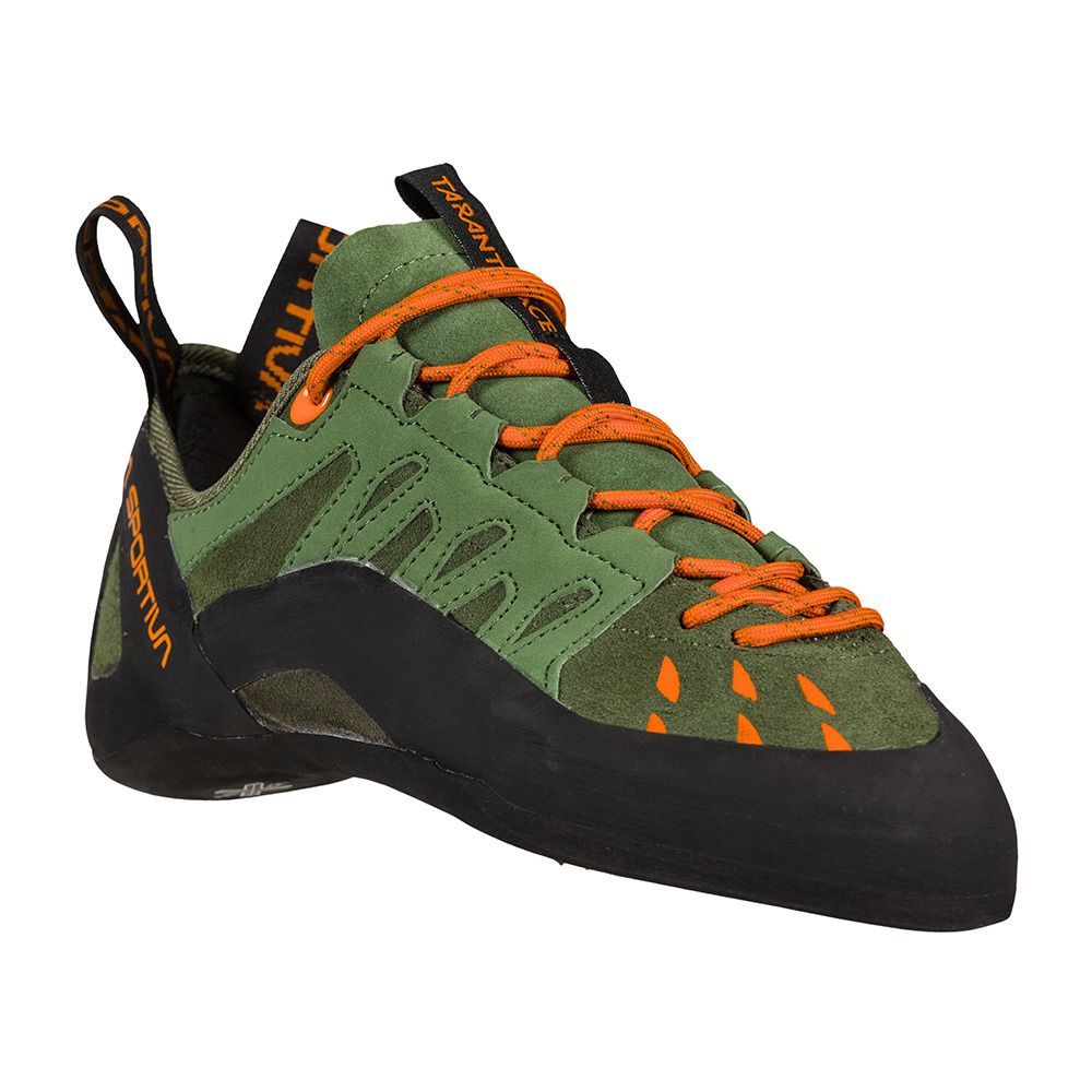 La Sportiva TARANTULACE - Chaussons d'escalade Homme olive/tiger