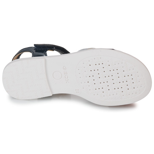 Geox - J SANDAL KARLY GIRL - Marine / Argenté