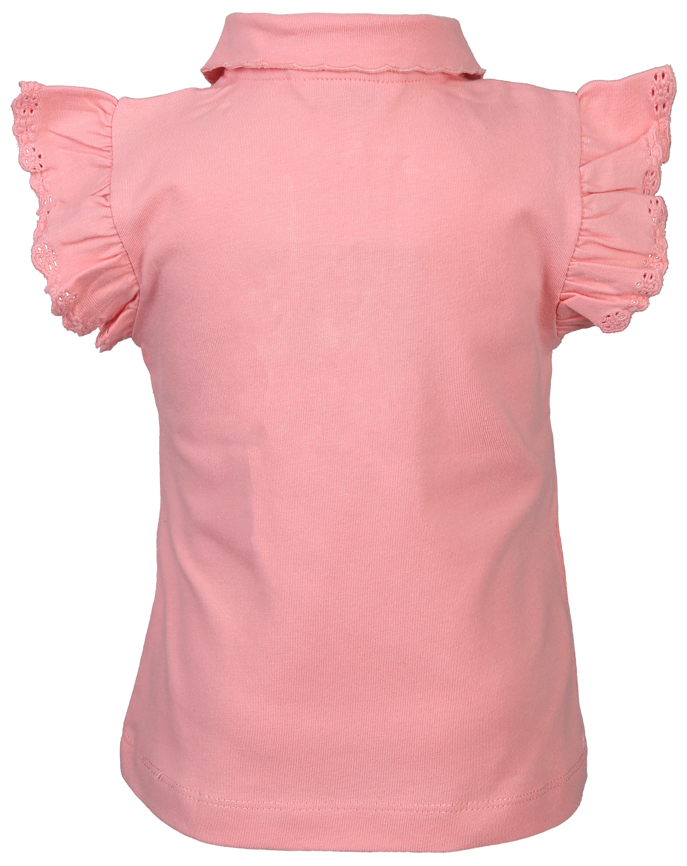 Polo-Top RUFFLES in rosa