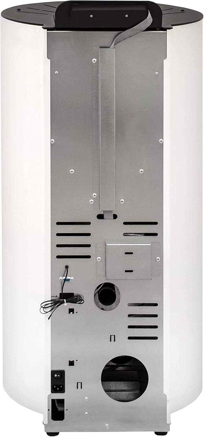 STUFE A PELLET ITALIA Boston 9 KW WiFi | Pelletöfen Effizienz 91% Heizt 80m² Autonomie 21 Std. Programmierbar WiFi-Steuerung 5 Geschwindigkeiten und Leistungsstufen 24 M Garantie Weiß