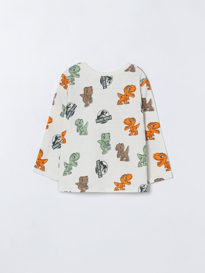 Conjunto de 2 peças: macacão e camiseta, JUnassic World Universal - Verde