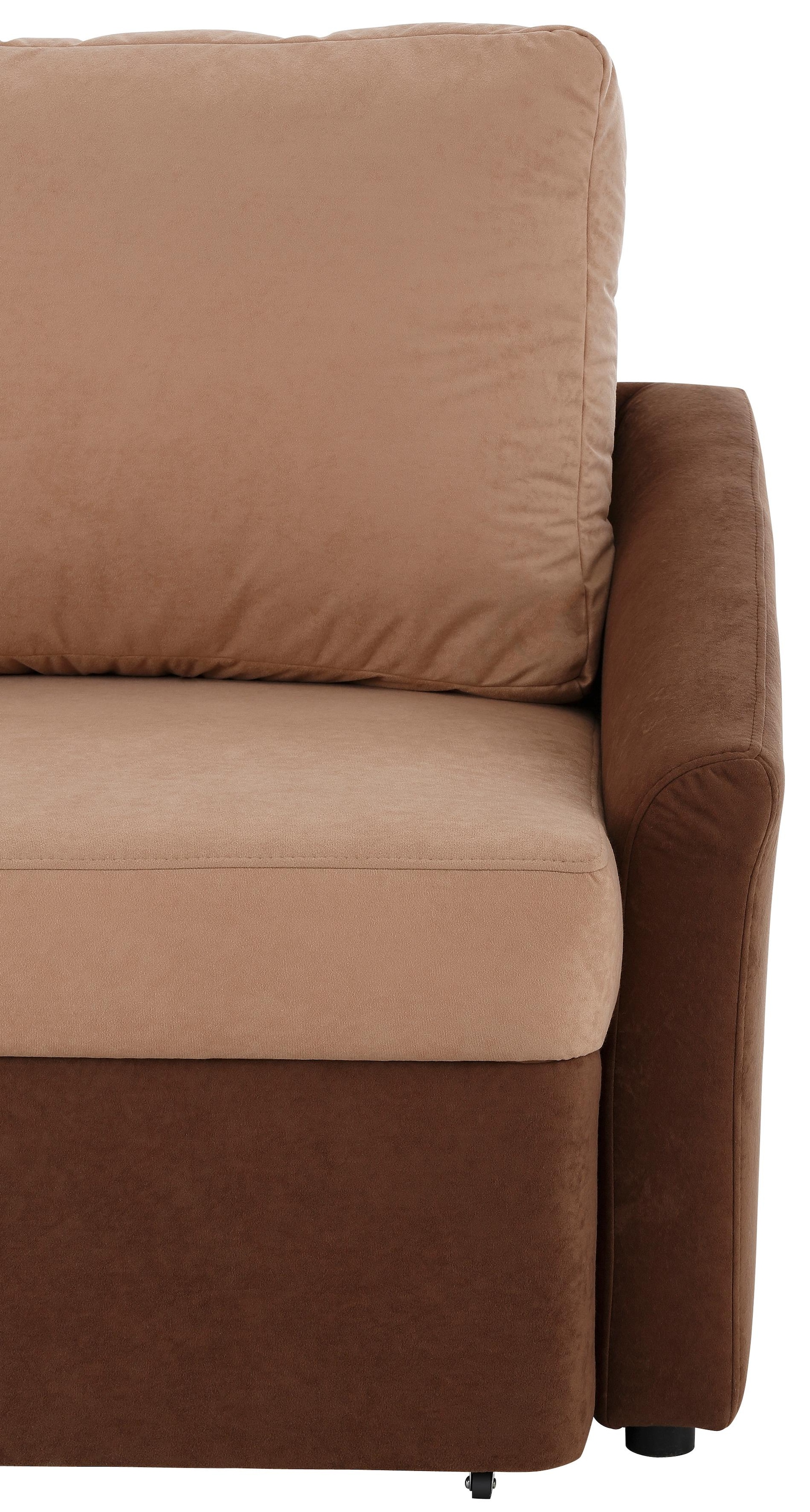 Home affaire Schlafsofa »Sleepy« mit Schlaffunktion und Boxspring Federung