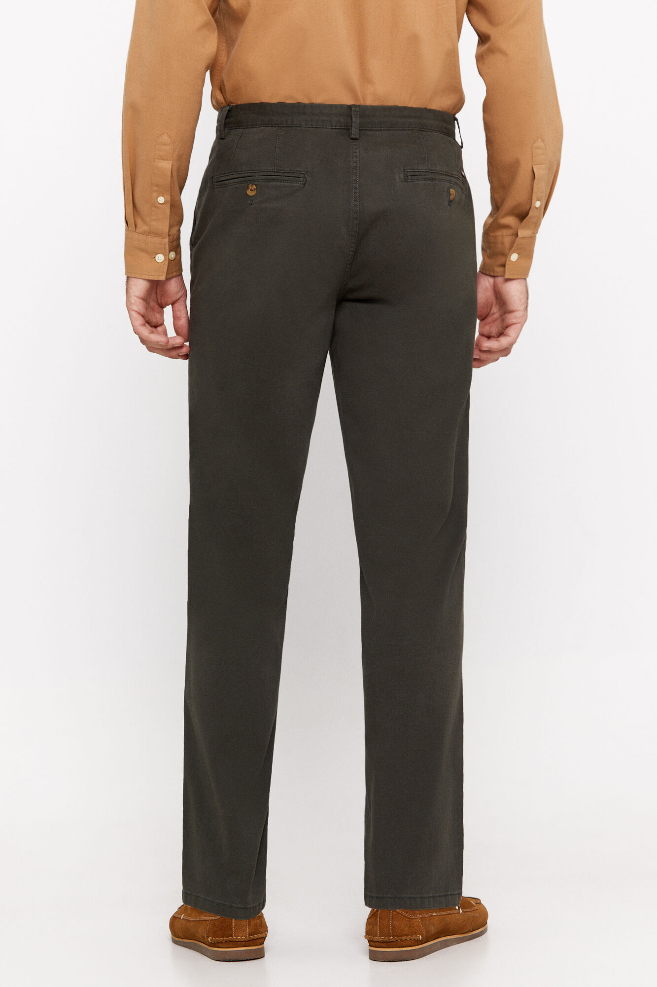 Calças chino de corte regular