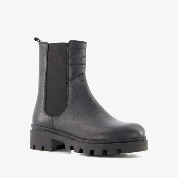 Groot leren meisjes chelsea boots
