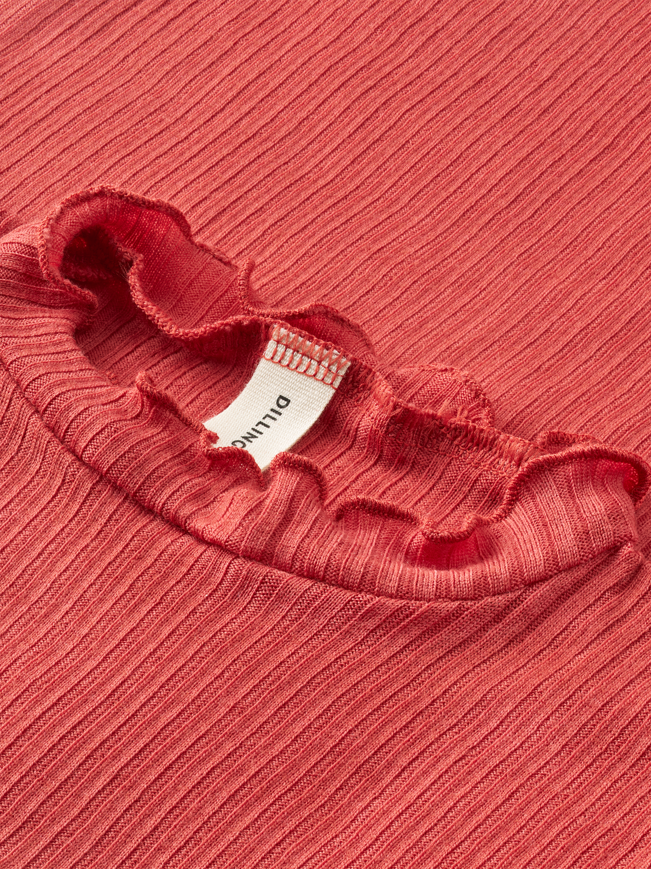 Shirt met ruches van merinowol voor kinderen
