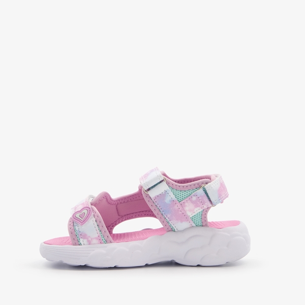 Blue Box meisjes sandalen met lichtjes regenboog