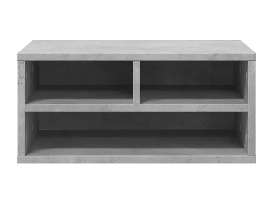 Support d'imprimante gris béton 49x40x22,5 cm bois d'ingénierie