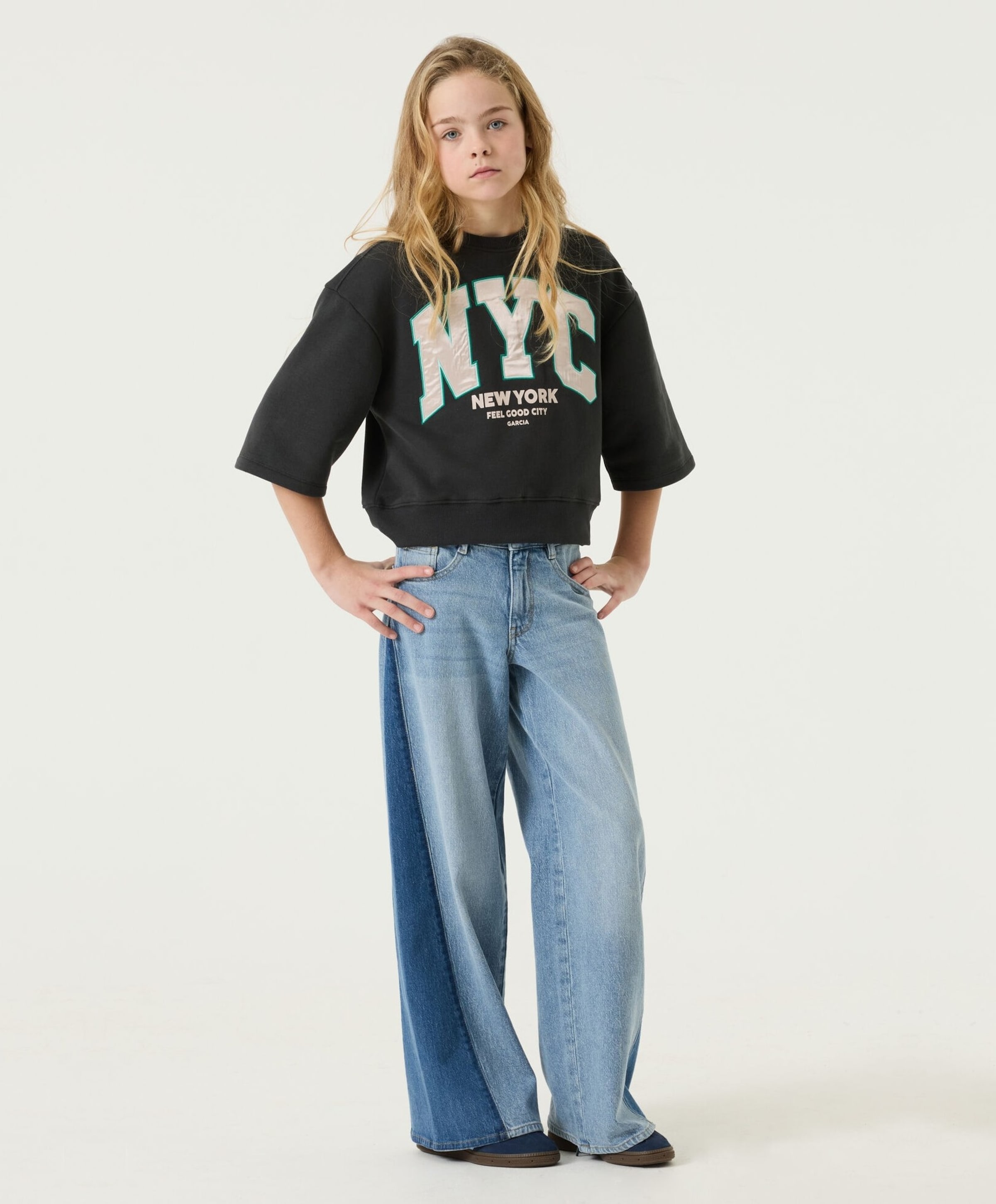 Garcia Meisjes sweater grijs