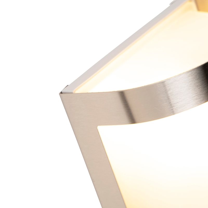 Moderne buitenwandlamp RVS IP44 - Mira