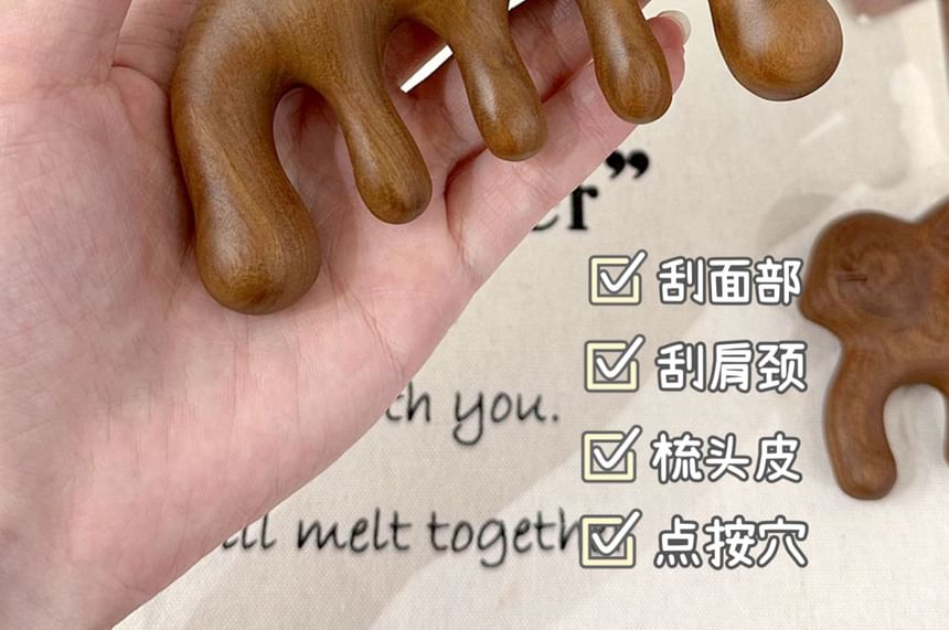 Momoi - Houten haarkam (verschillende ontwerpen)