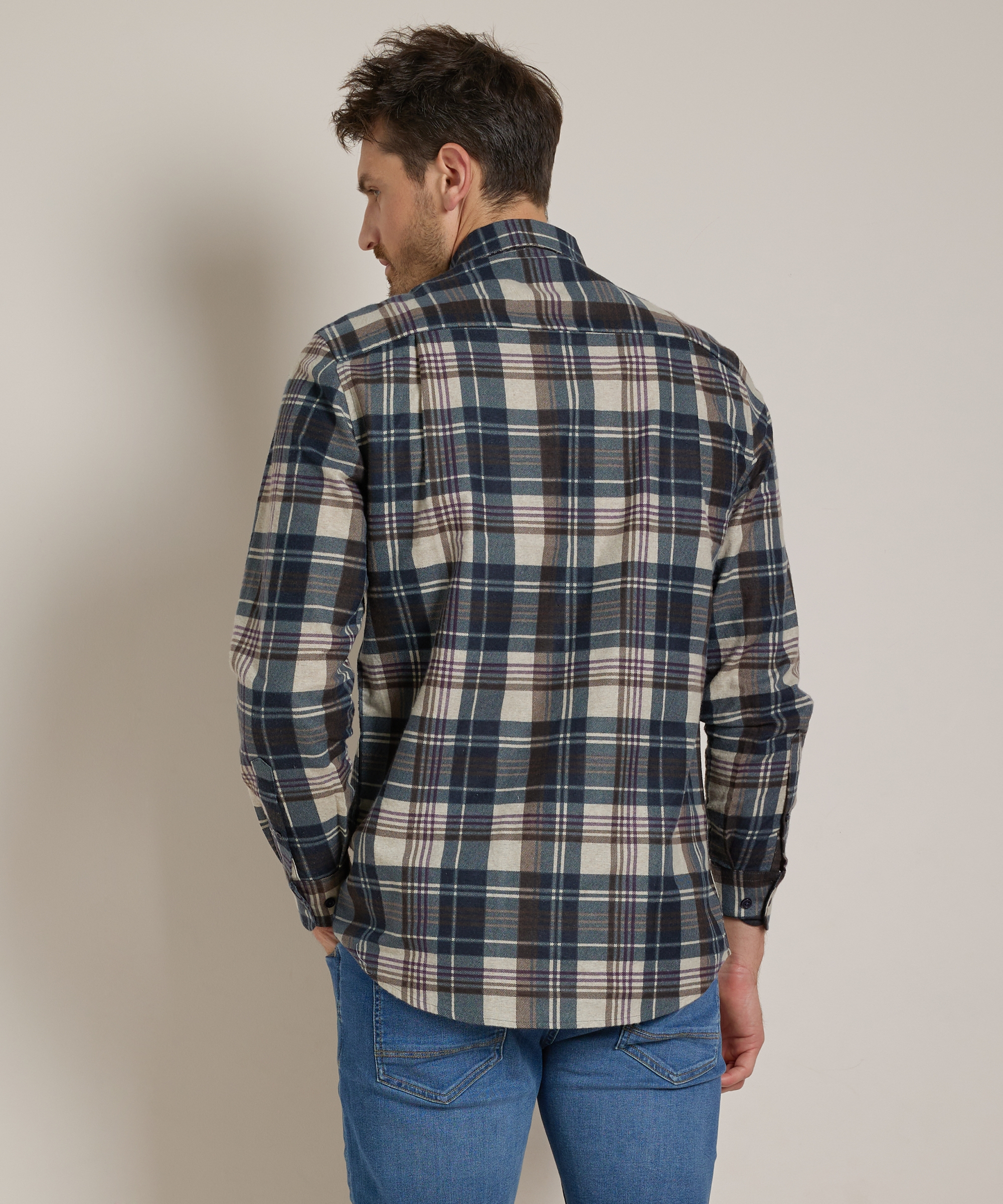 flanel overhemd met print