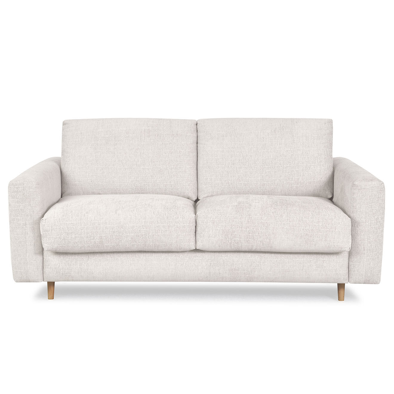 Bobochic Canapé droit cocoone convertible express  beige - 200x105x98 cm