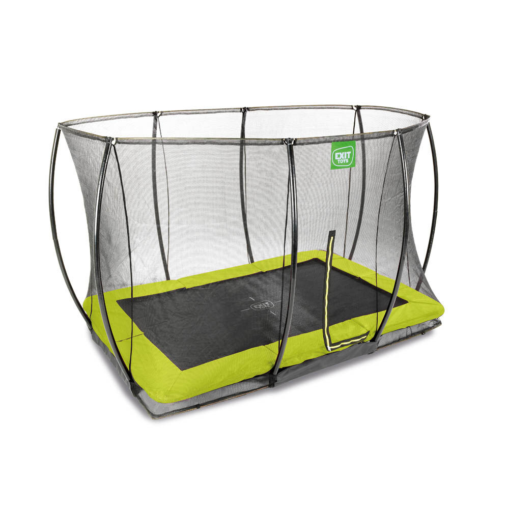 Exit Silhouette - Inground trampoline - Groen - 1x214x305 cm