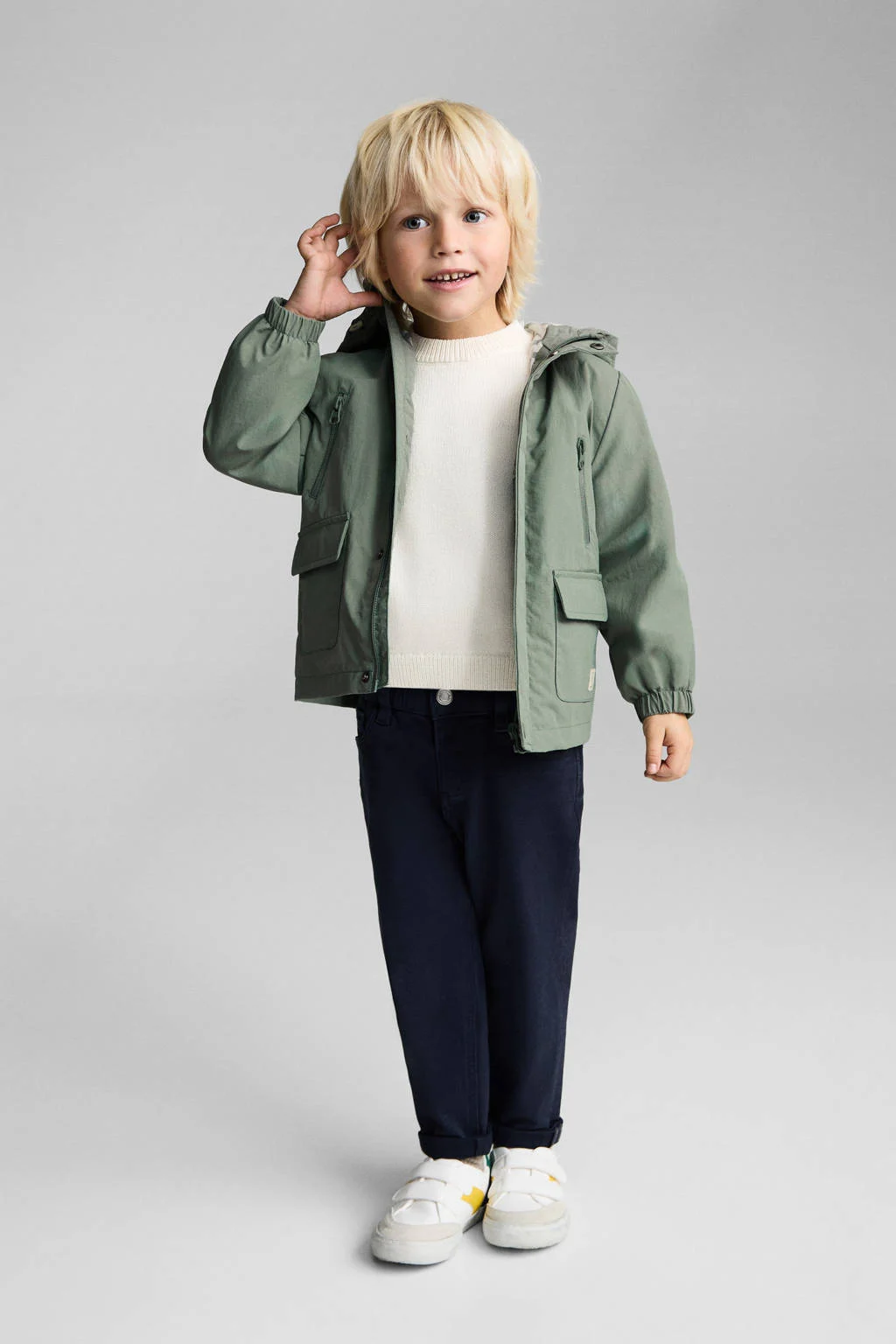 Mango Kids jack groen