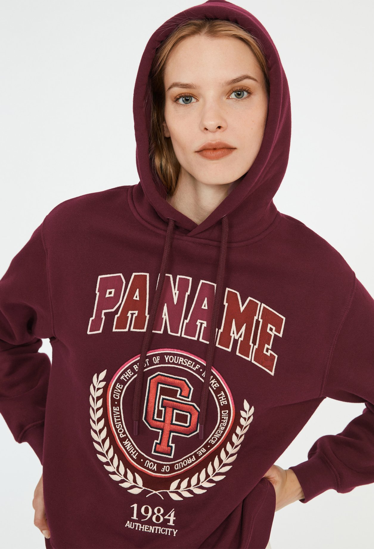 Sweatshirt &agrave; capuche coton