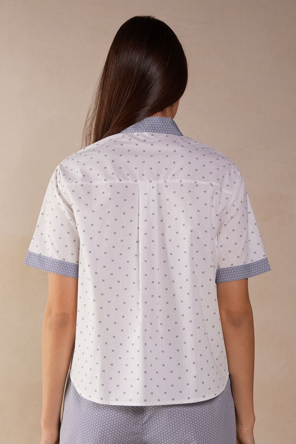 Camisa de manga curta Santorini View