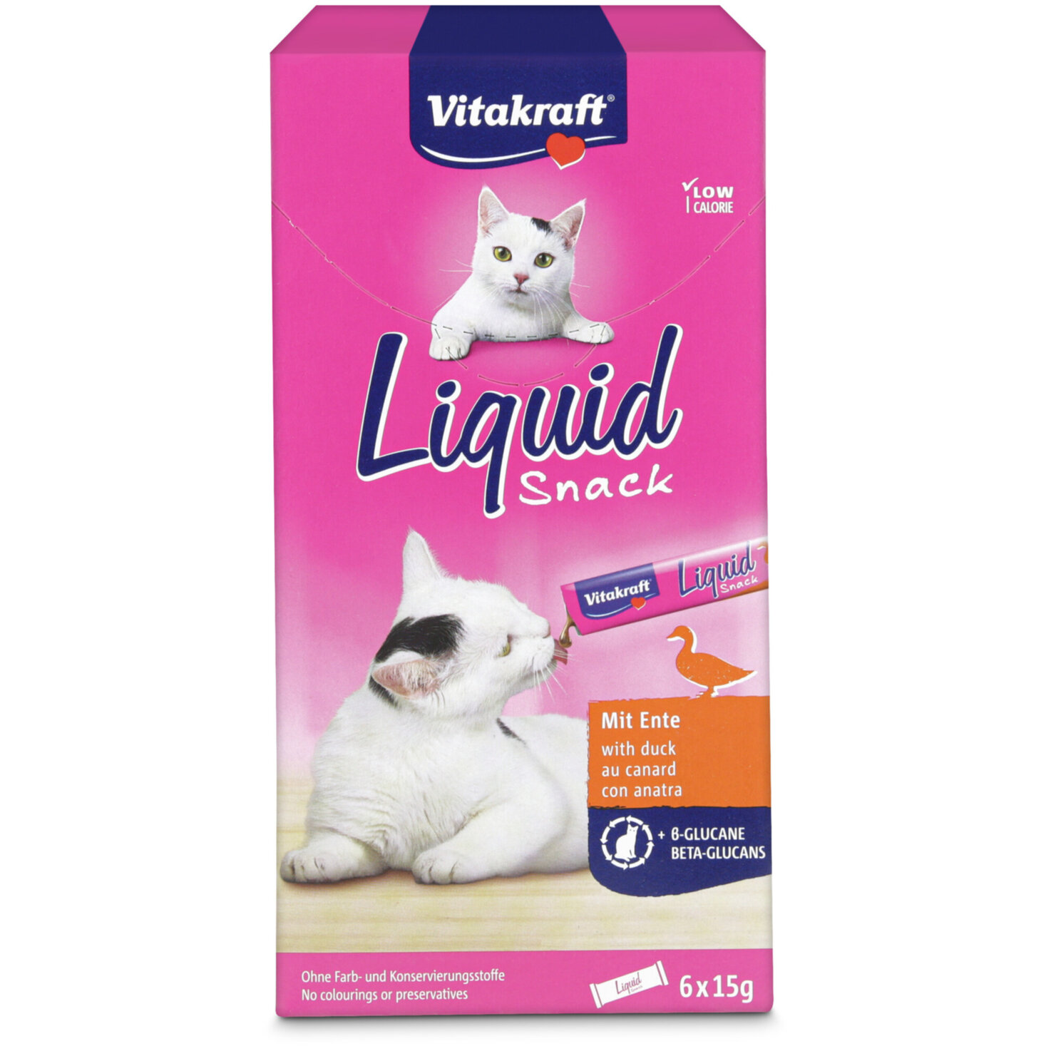 Vitakraft Liquid-Katzensnack Ente 6 Stück
