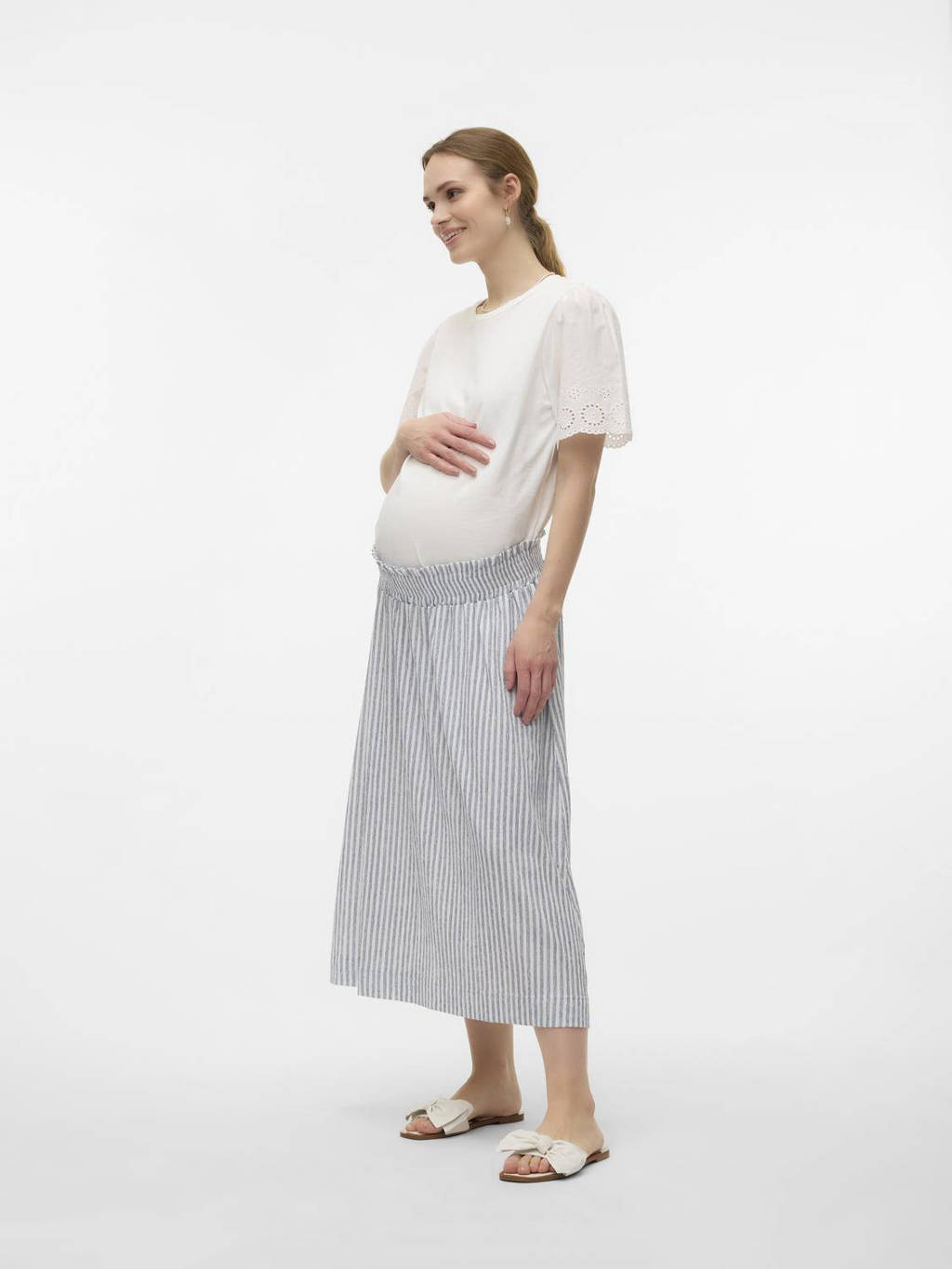 VERO MODA MATERNITY zwangerschapsblouse VMMEMILY wit