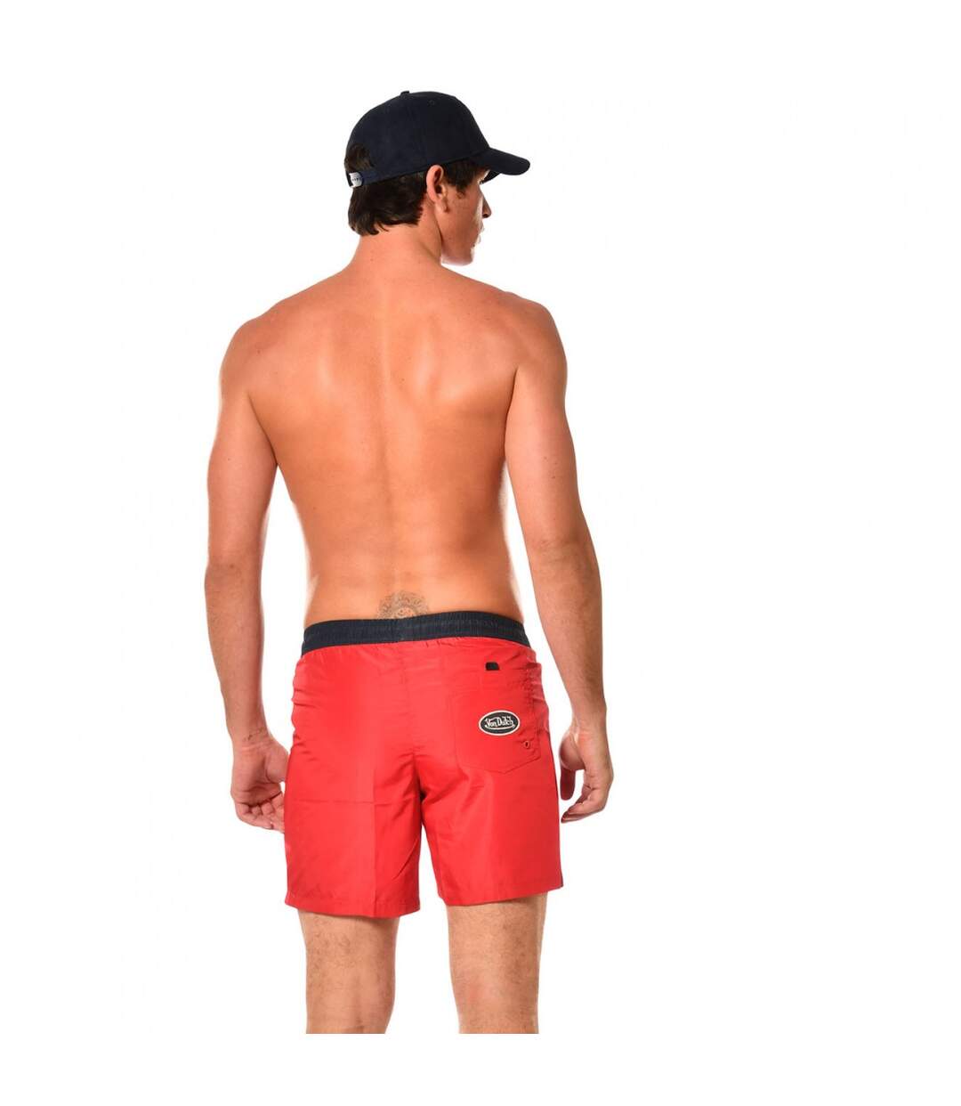 Boardshort Von Dutch homme bicolore avec bandes latérales