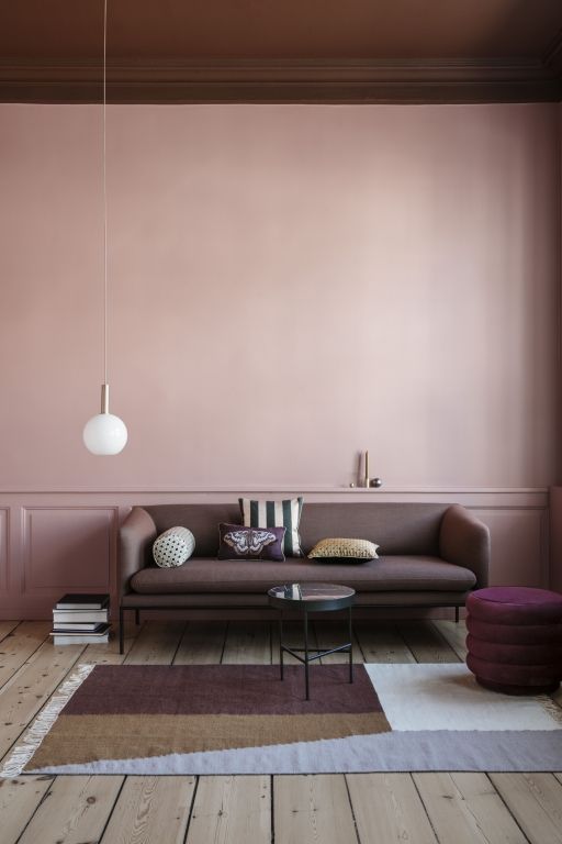 Ferm Living Turn Sofa bank Wool 2-zits hallingdal brown