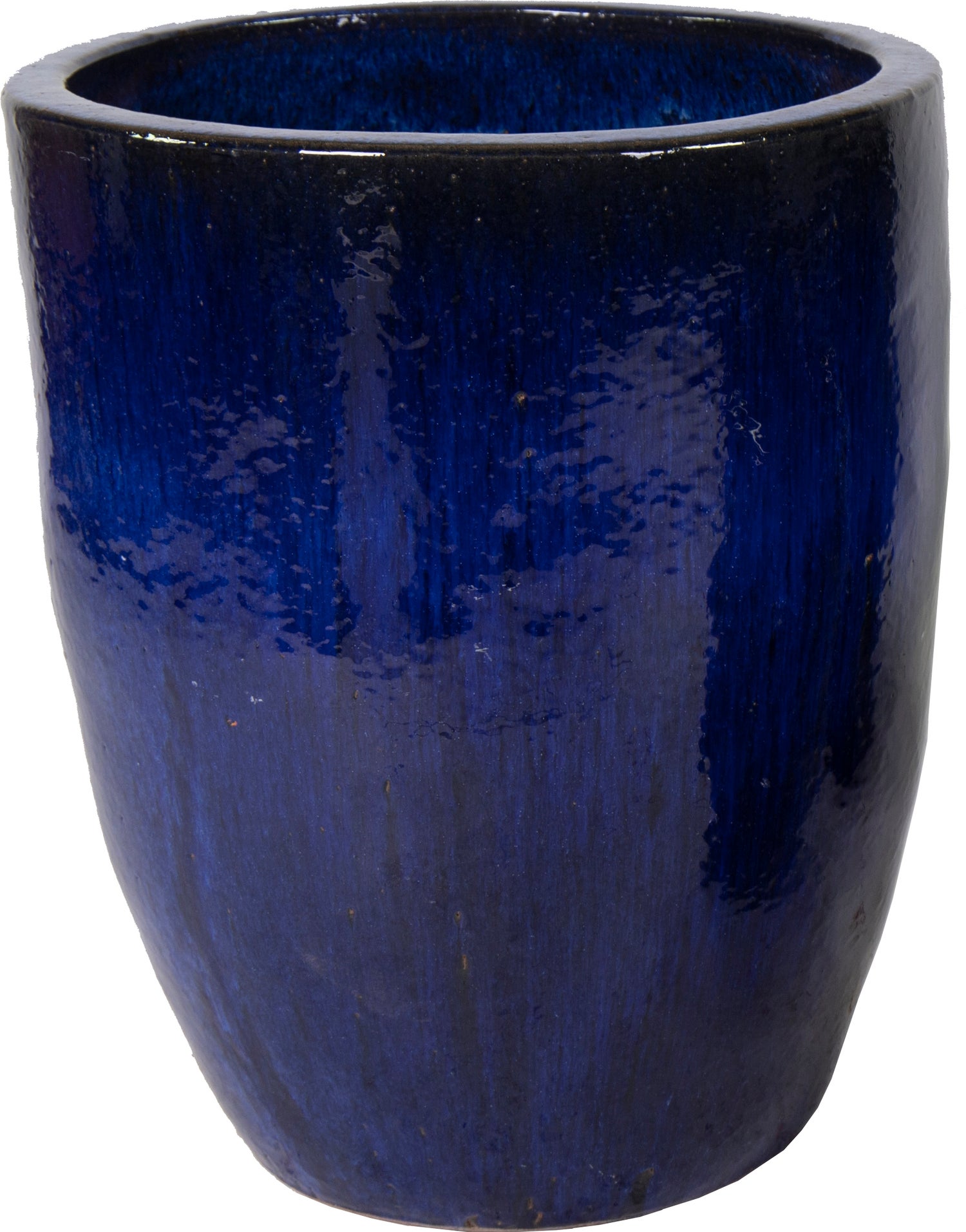 Mega Collections bloempot Genta blauw D 35 H 44 cm