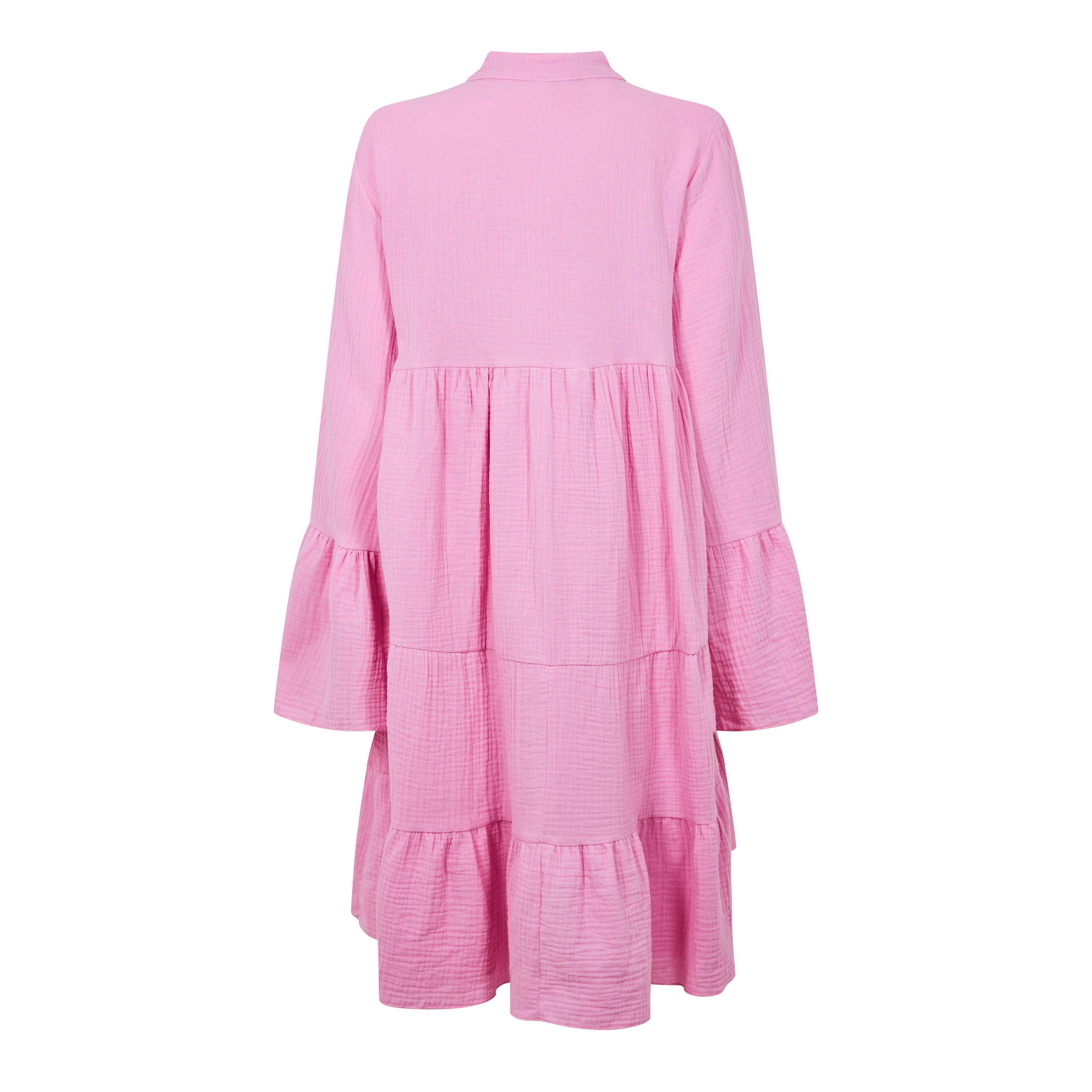 Be You Ladies Tiered Smock Dress