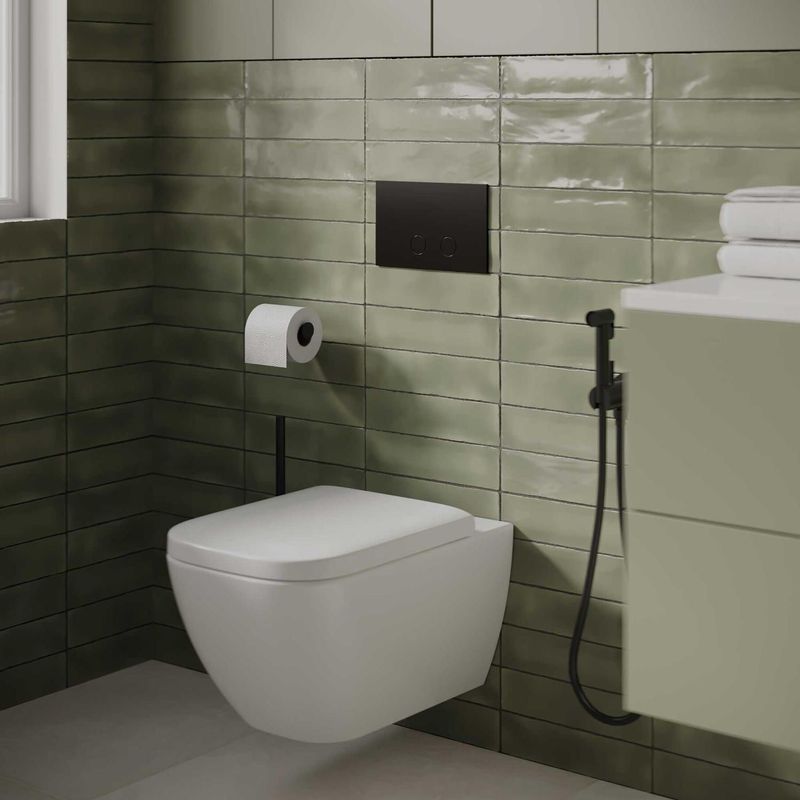 Inti Bath - Drukplaat - RVS 316 - Matt Black