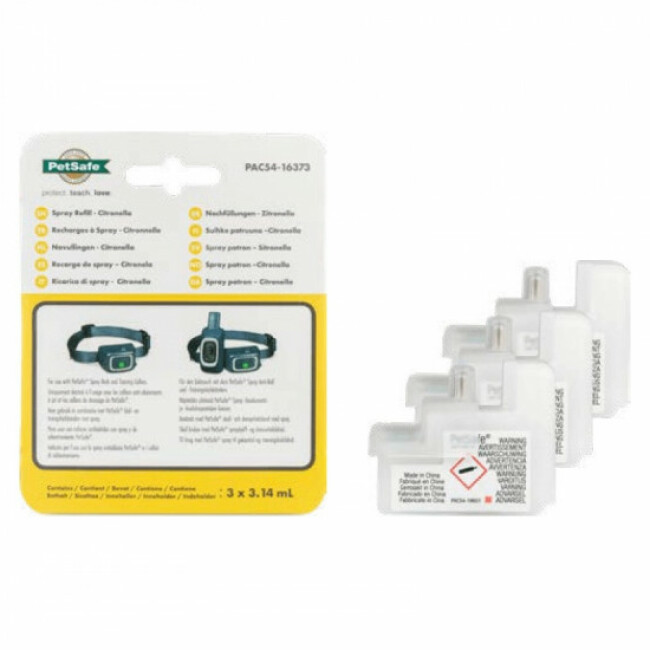 Cartouche de recharge pour collier anti-aboiement à spray Petsafe