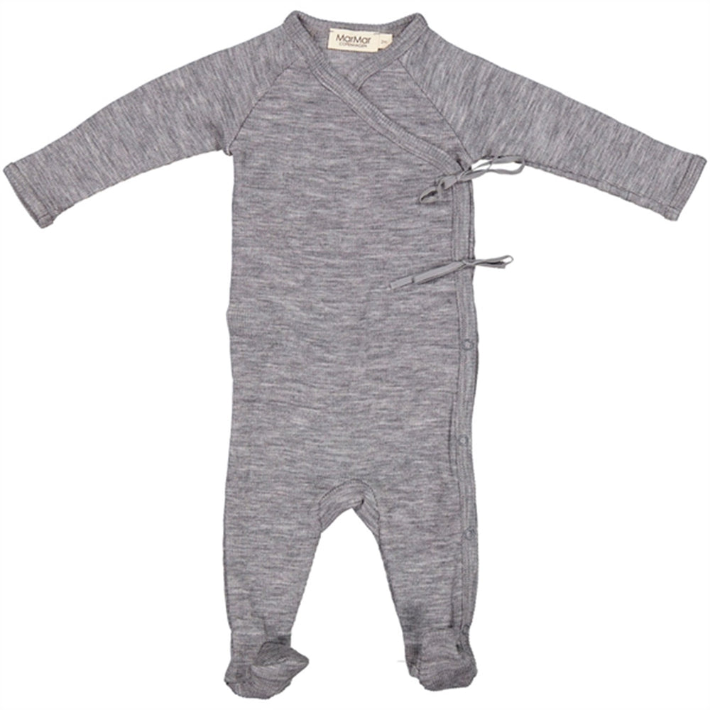 New Born Wool Rib Grey Melange Rubetta Heldragt