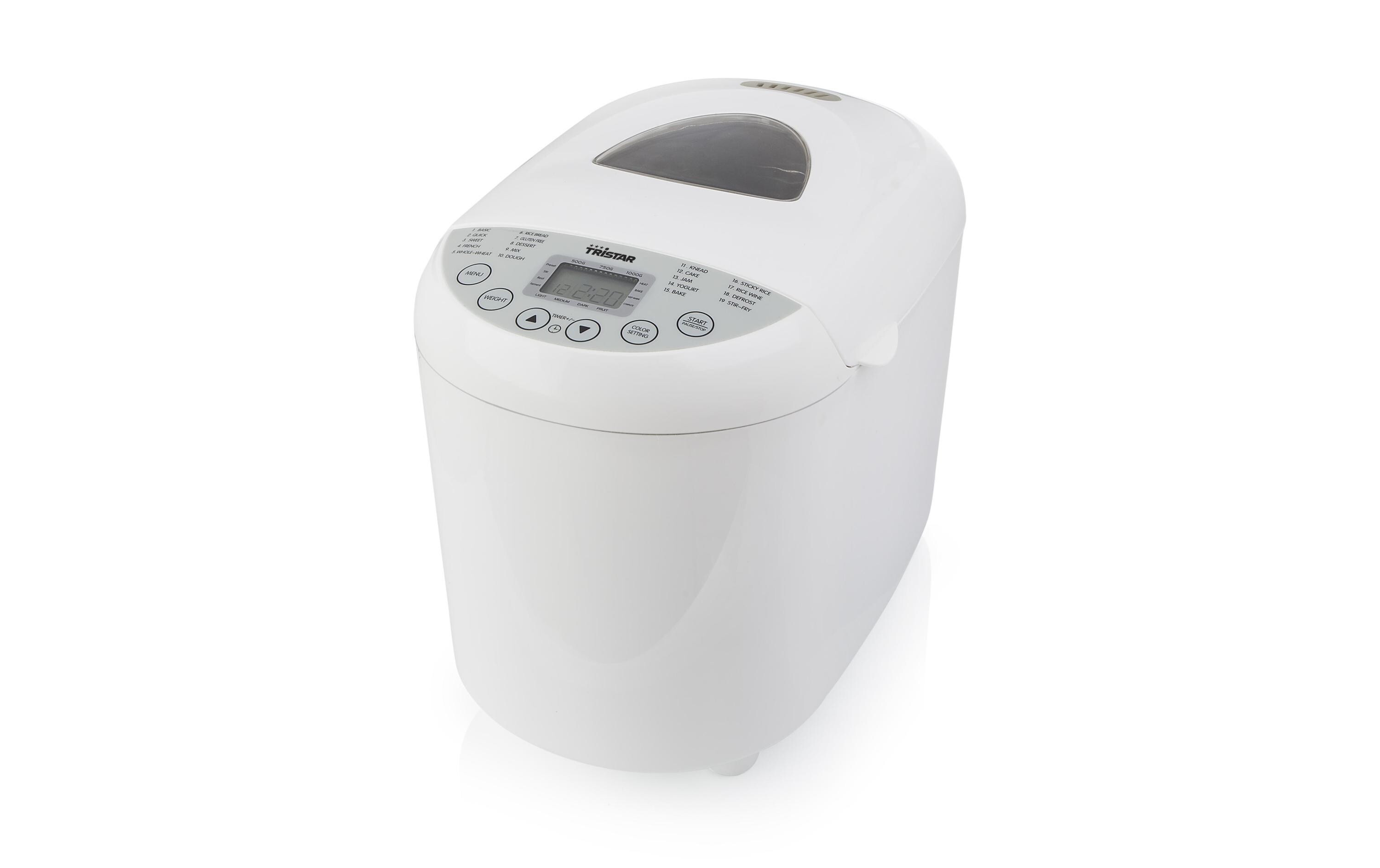 Brotbackmaschine BM-4586 Weiss<br>Für Brote mit bis zu 1000 g Gewicht