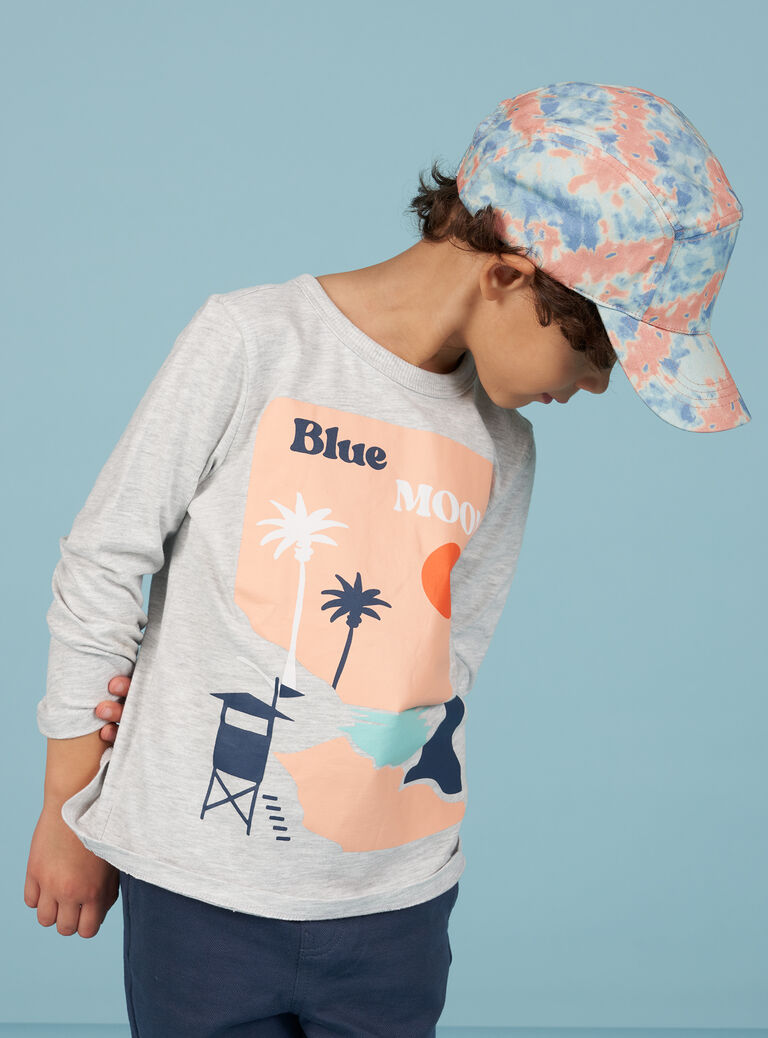 Tee Shirt Manches Longues Gris