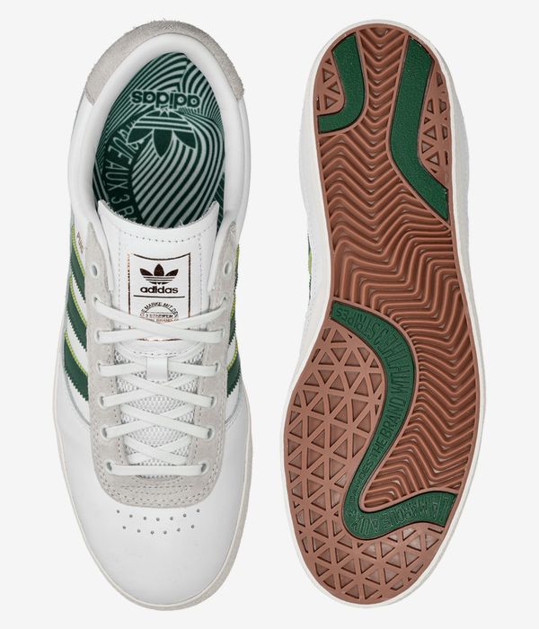 adidas Skateboarding Puig Indoor Schuh (white dark green white)