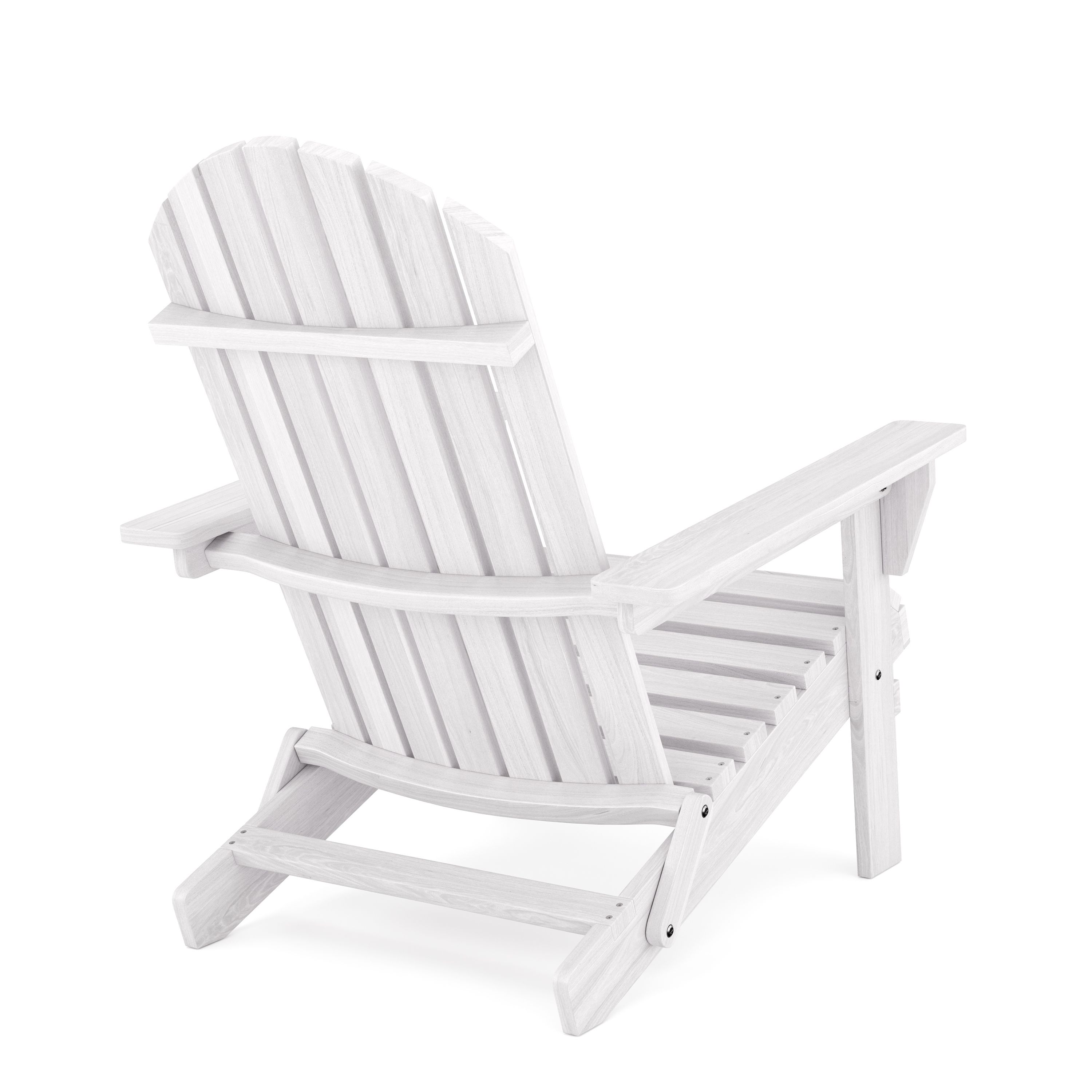 Gartenstuhl Holz ADIRONDACK weiss