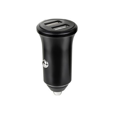 BIGBEN Connected - Double Chargeur voiture - USB A+A - 4.8A (2.4+2.4A) - FastCharge - Noir