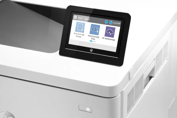 HP Color LaserJet Enterprise M555x - Printer - farve - Duplex - laser - A4/Legal - 1200 x 1200 dpi - op til 38 spm (mono) / op til 38 spm (farve) - kapacitet: 650 ark - USB 2.0, Gigabit LAN, Wi-Fi(n), USB 2.0 vært