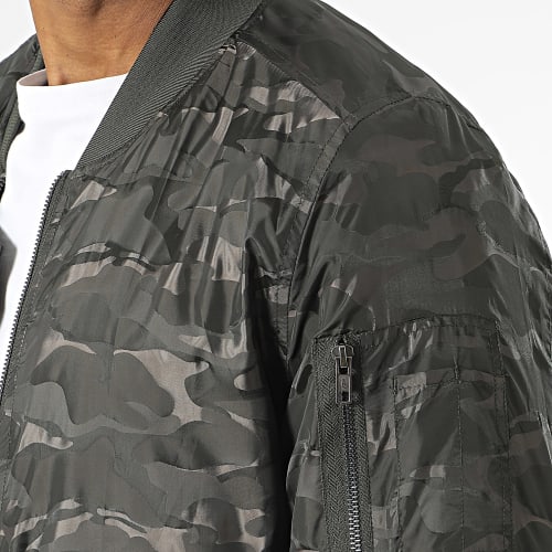 Veste Bomber Tonal TB1621 Vert Kaki Camouflage