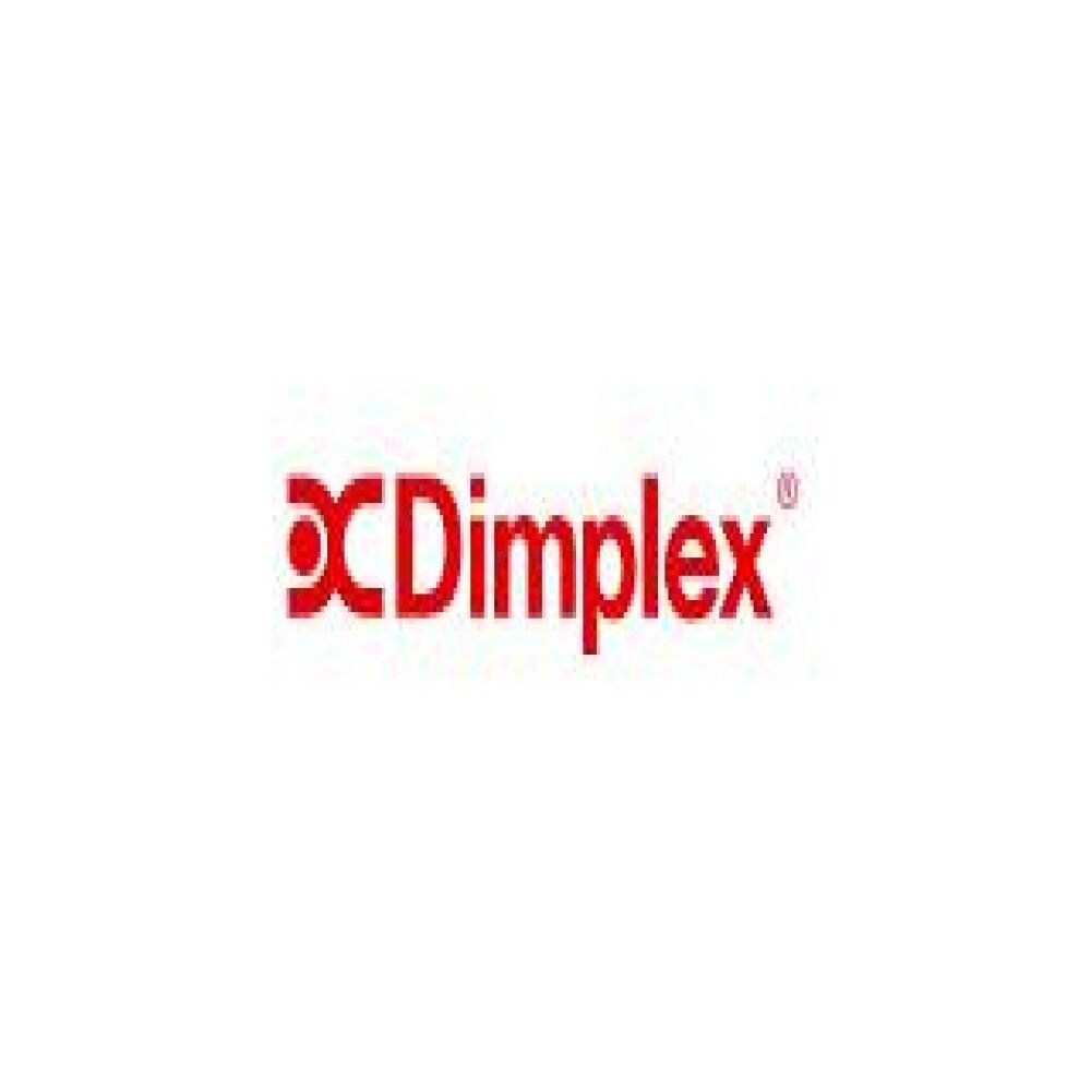 PANELOVN FRONT DIMPLEX CLIP ON GLASS HVIT 44X67CM